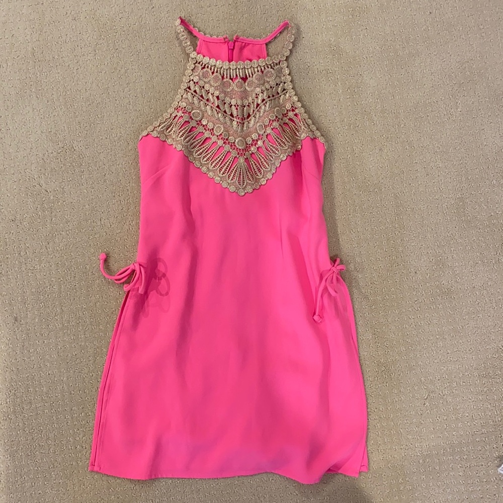 Lily Pulitzer hot pink girls dress